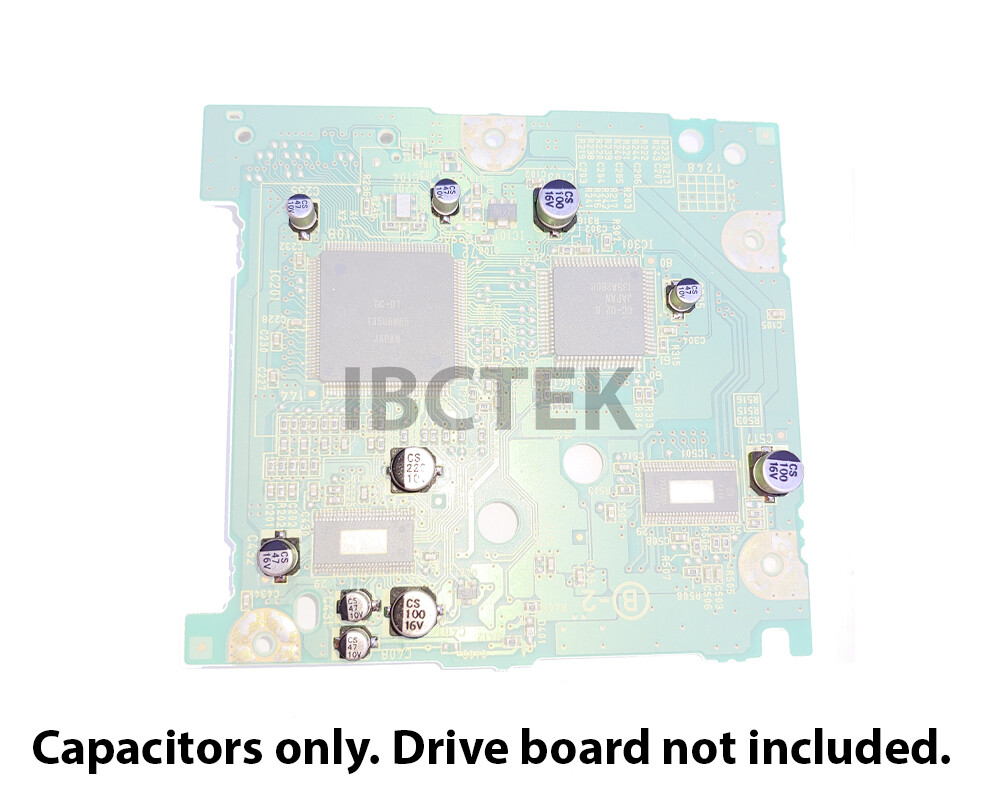 Replacement Capacitor Set for GameCube DVD Optical Disc Drive
