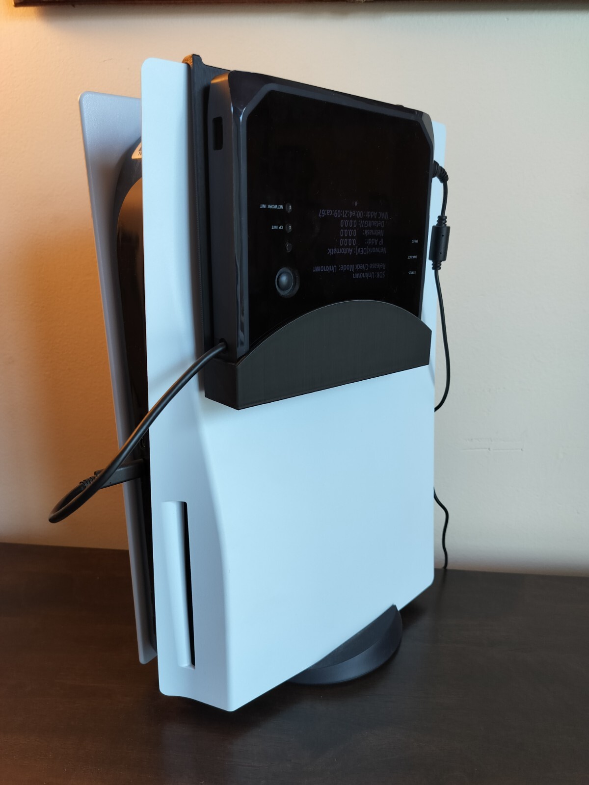 PS5 Test Kit Communication Processor Caddy/Holder (Black)