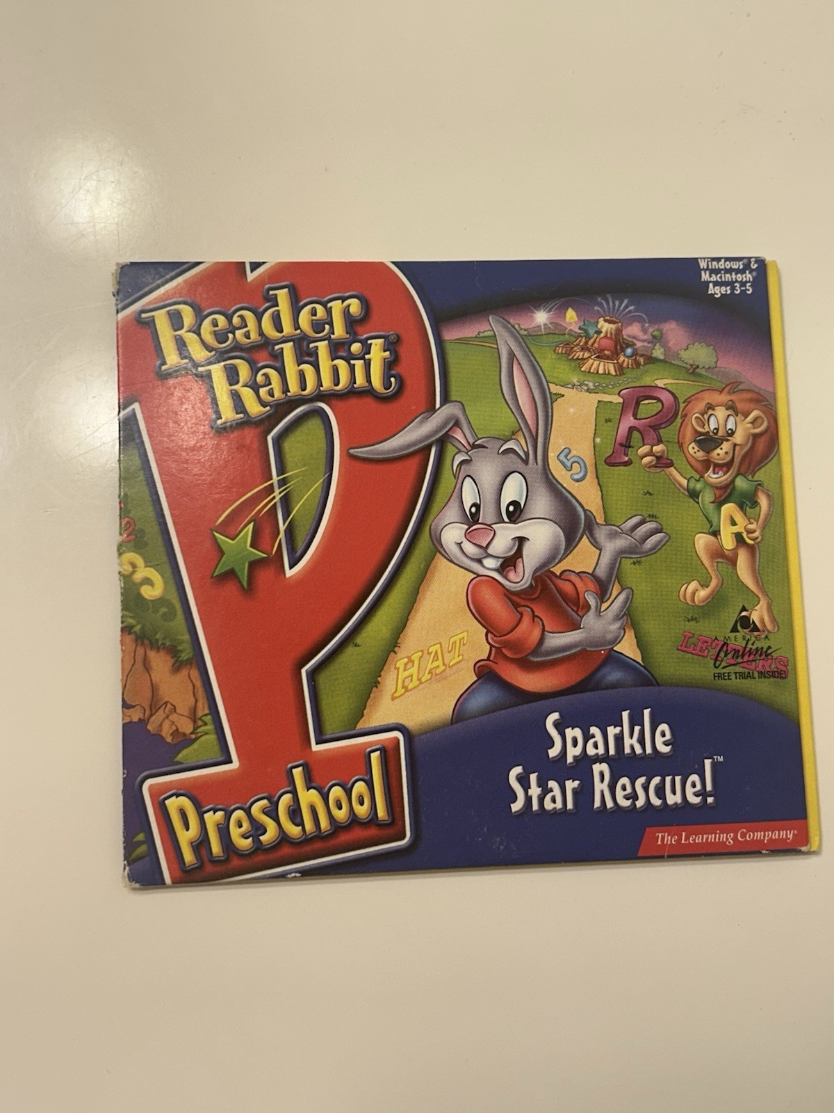Reader Rabbit Preschool: Sparkle Star Rescue! CD Computer Game Windows & Mac Y2K