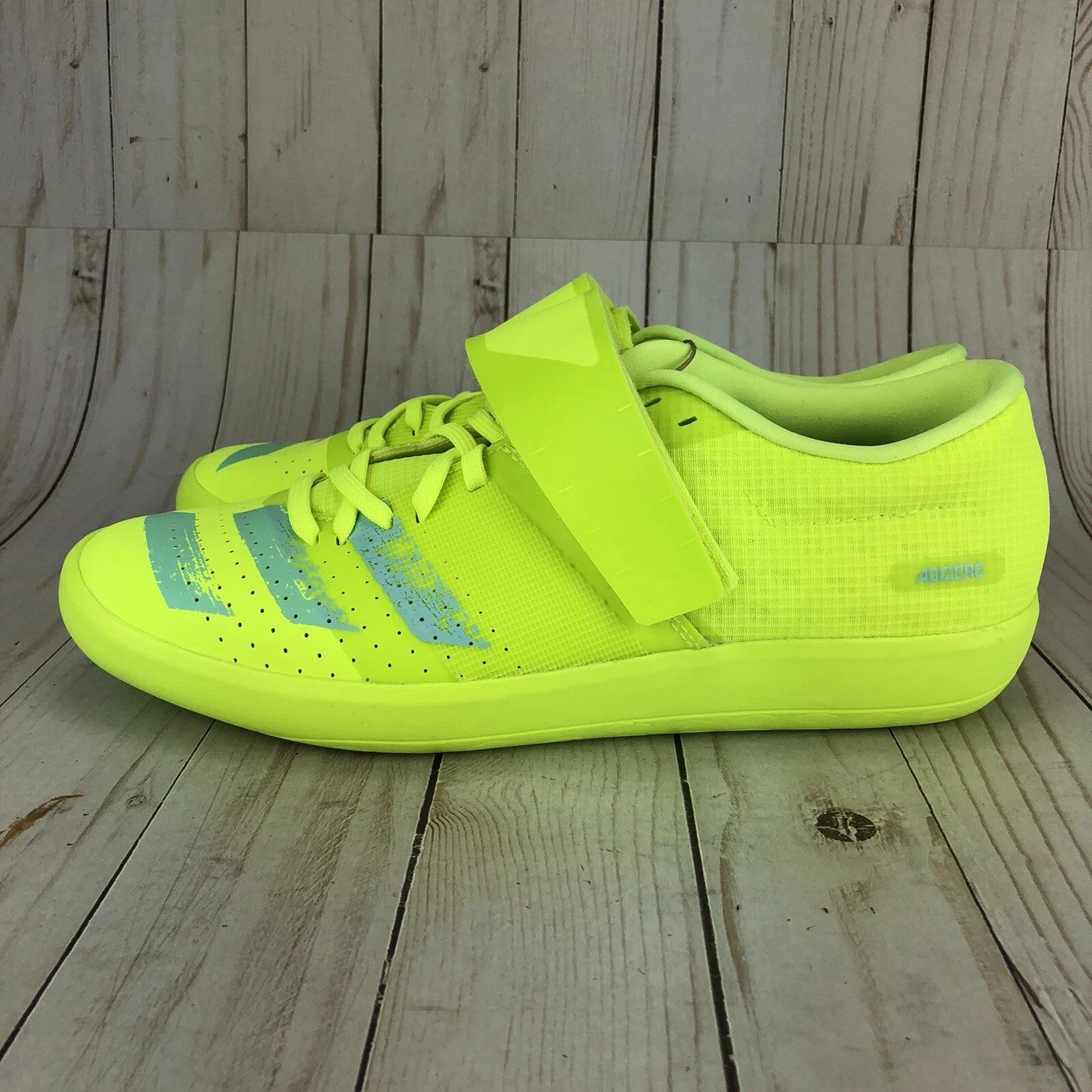 Adidas Adizero Shotput Track & Field Shoes Throwing Solar Yellow Men's Size 10.5