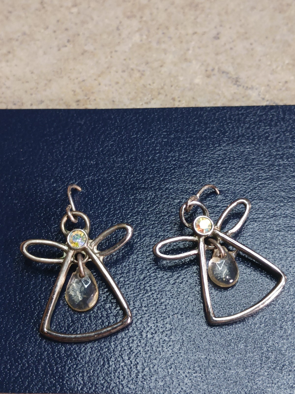 Vintage Angel Wire Earrings