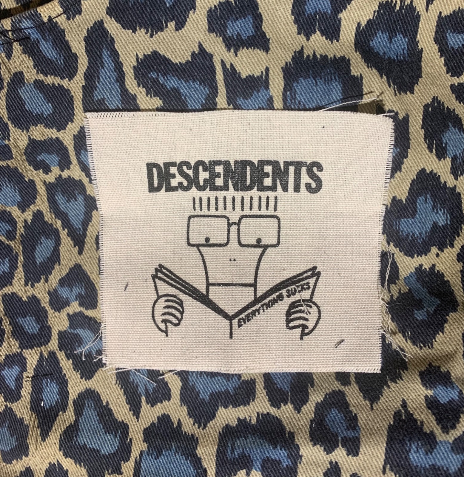 Descendents: Everything Sucks DIY Patch- Punk Crust Black Flag Leftover Crack