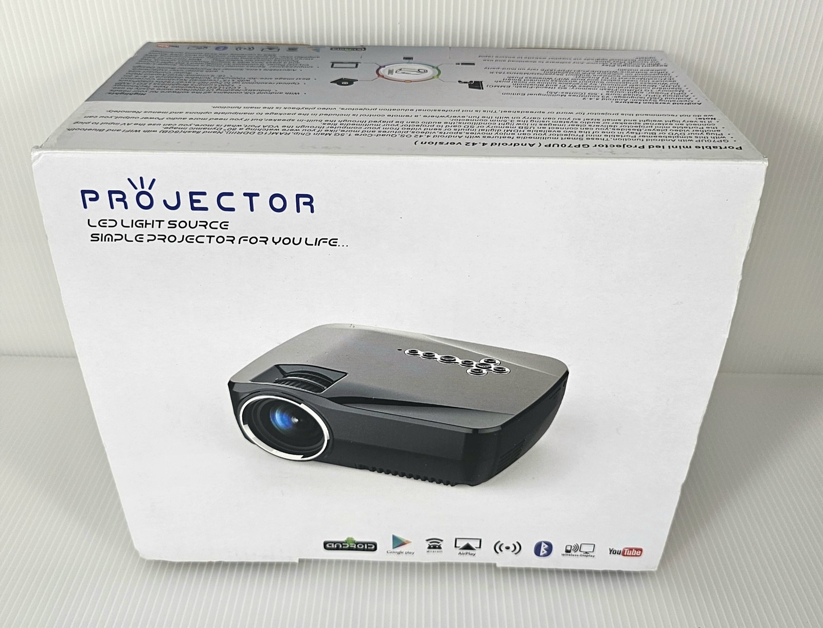 SimpleBeamer Video LED Projector HDMI