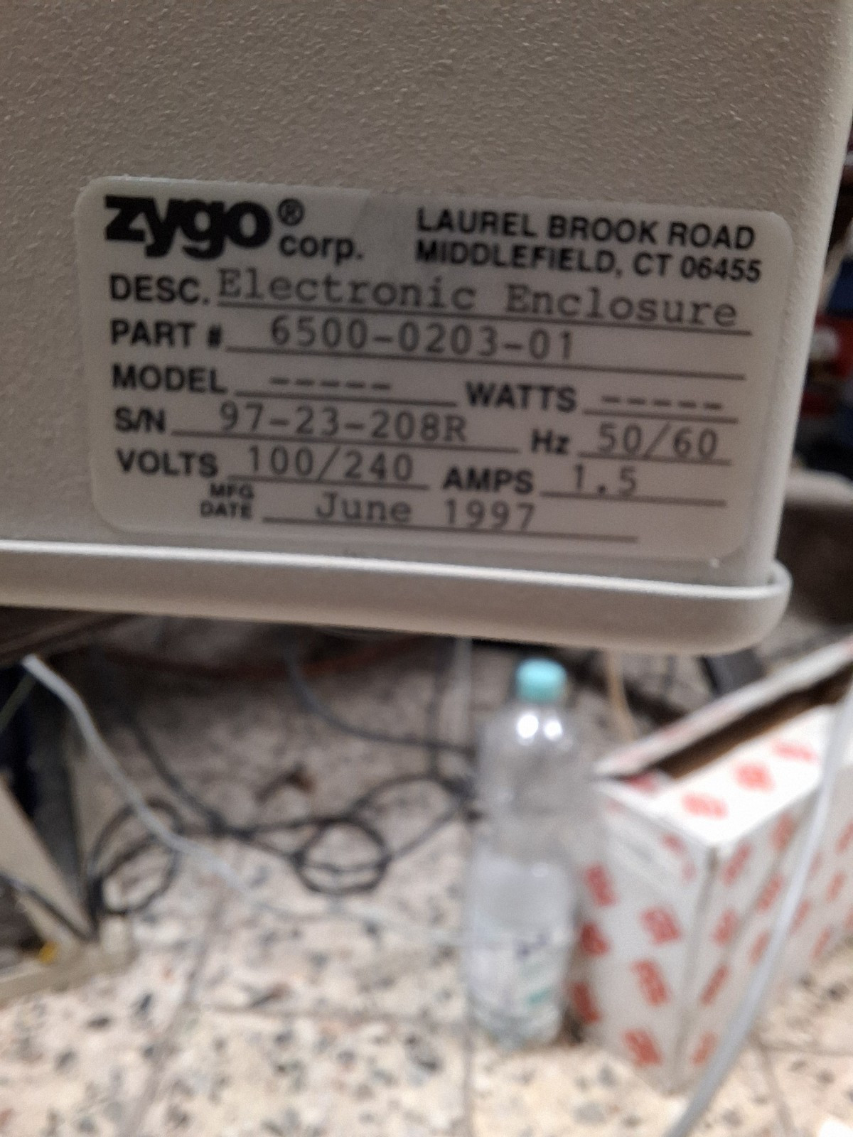 Zygo Interferometer Interface Controller 6500-0203-01