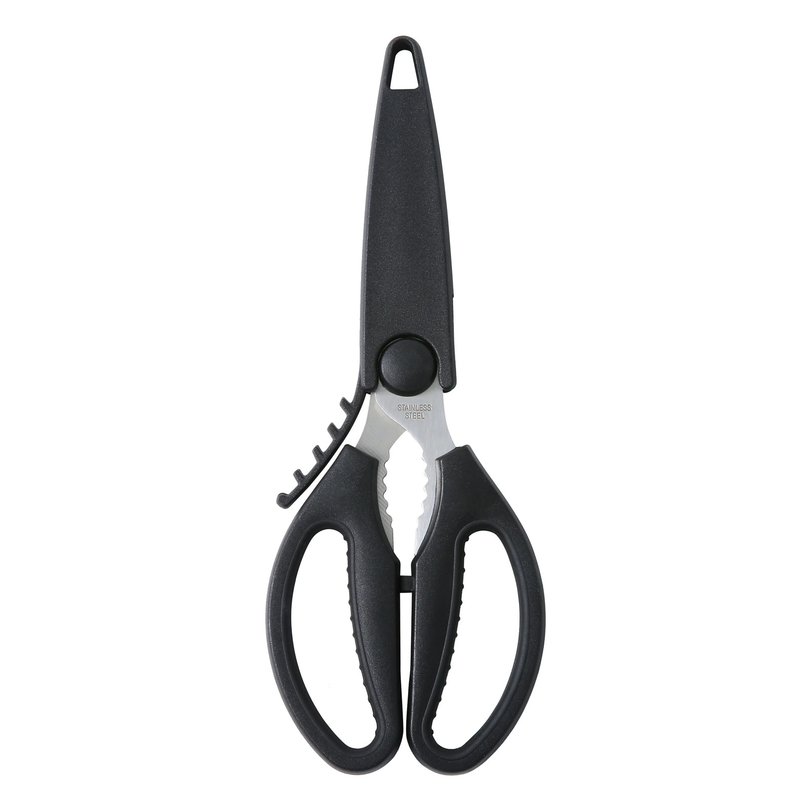 Black Handle Stainless Steel Multi-Purpose 8.6in Kitchen Shears