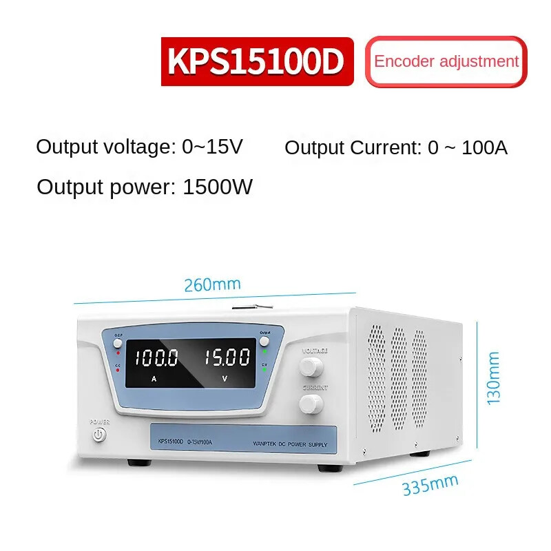 DC Adjustable Regulated Power Supply Electroplating Aging Program Control