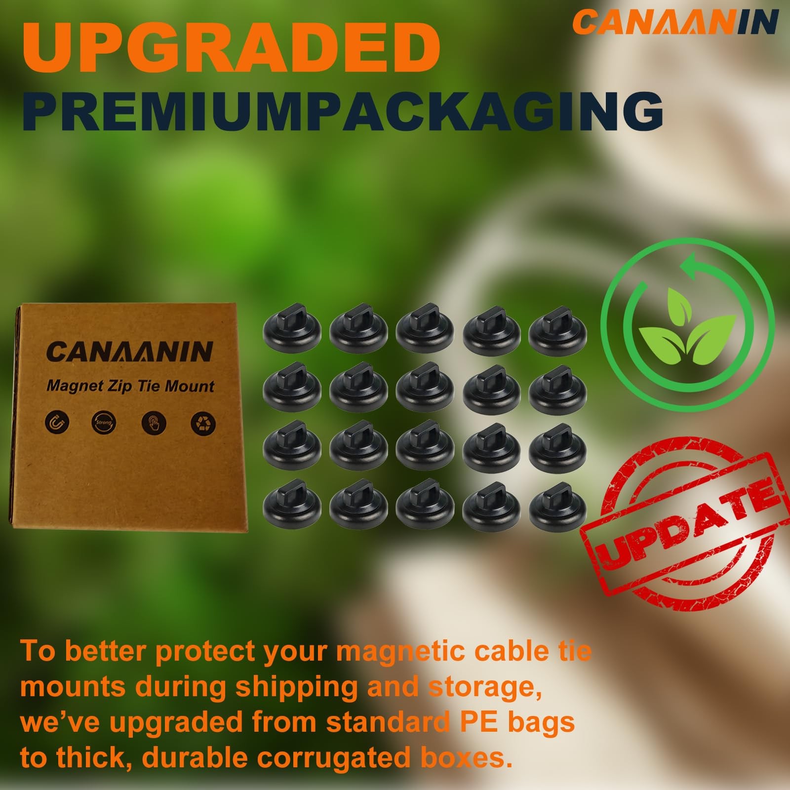 Magnet Zip Tie Mount Clips Magnetic Zip Ties Mount Base Holder Strong Wire Ca...
