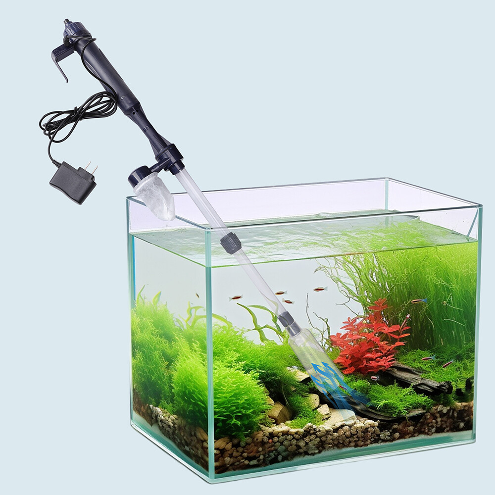Electric Gravel Vacuum Aquarium Cleaner Siphon Water Change Pump