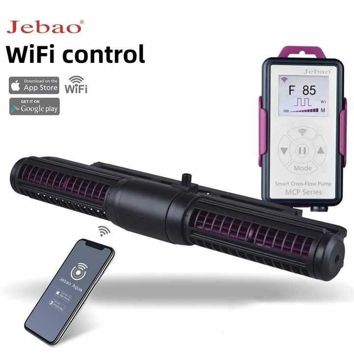 Jebao WIFI Aquarium Wave Maker, Cross Flow Pump with LED Display Controller