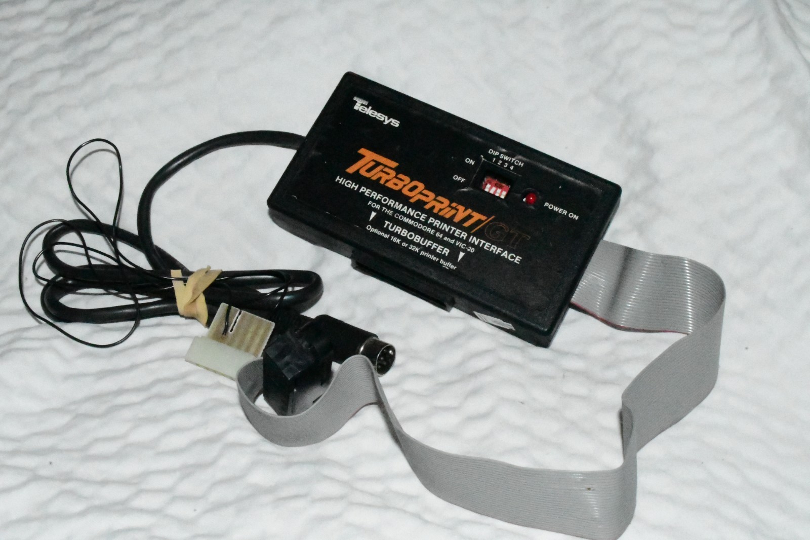 Telesys Turbo Print / C Parallel Printer Interface for Commodore 65 vintage 2j