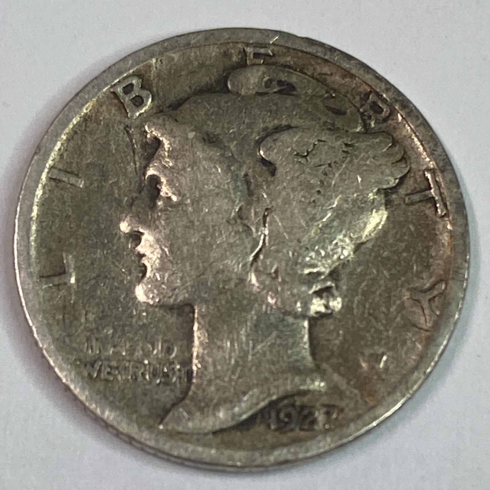 1927 S MERCURY DIME *** 90% SILVER *** Nice Coin