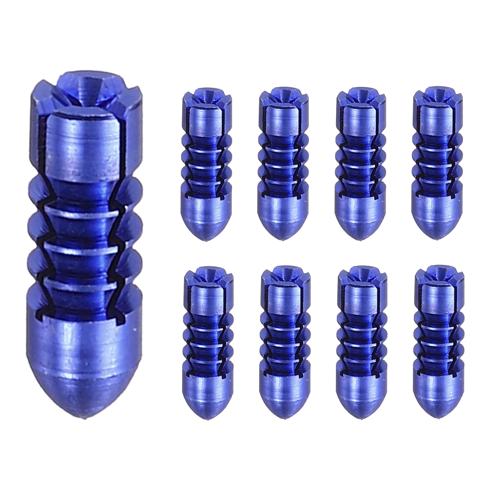 9 Pcs Dart Flight Protectors Fixed 90 Degrees Wing Savers Protects, Blue