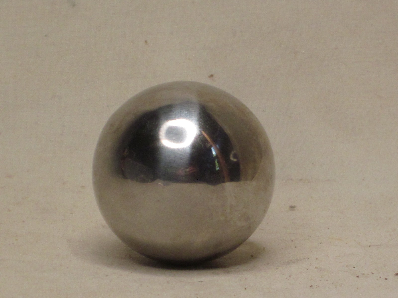 1 5/8" metal ball not solid chrome sphere orb globe jumbo marble