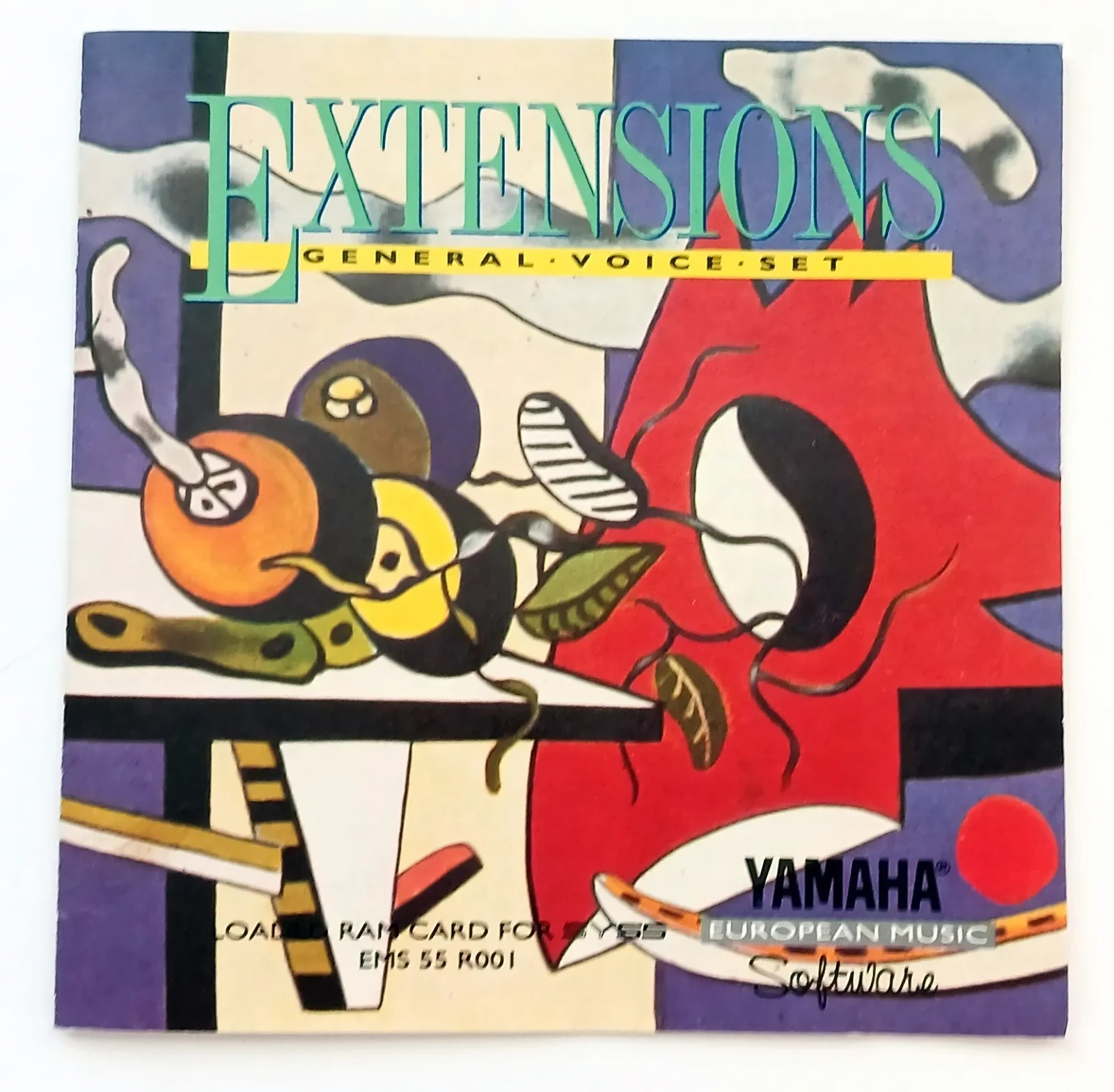 PAPER NOTES ARTWORK INSERT ONLY for the YAMAHA ROM Card EXTENSIONS for SY55 TG55