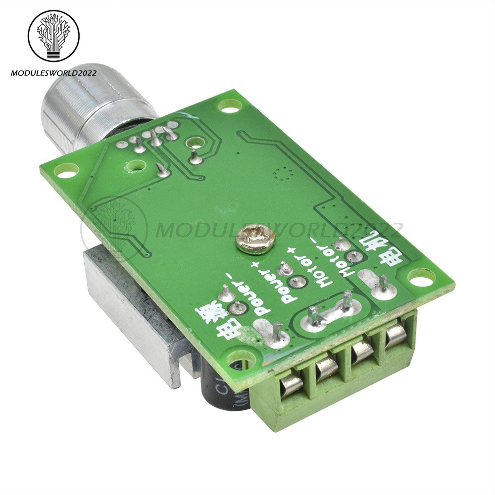 DC 6V 12V 24V 30V 10A DC Motor Speed Controller PWM Controller Board DC12V-30V