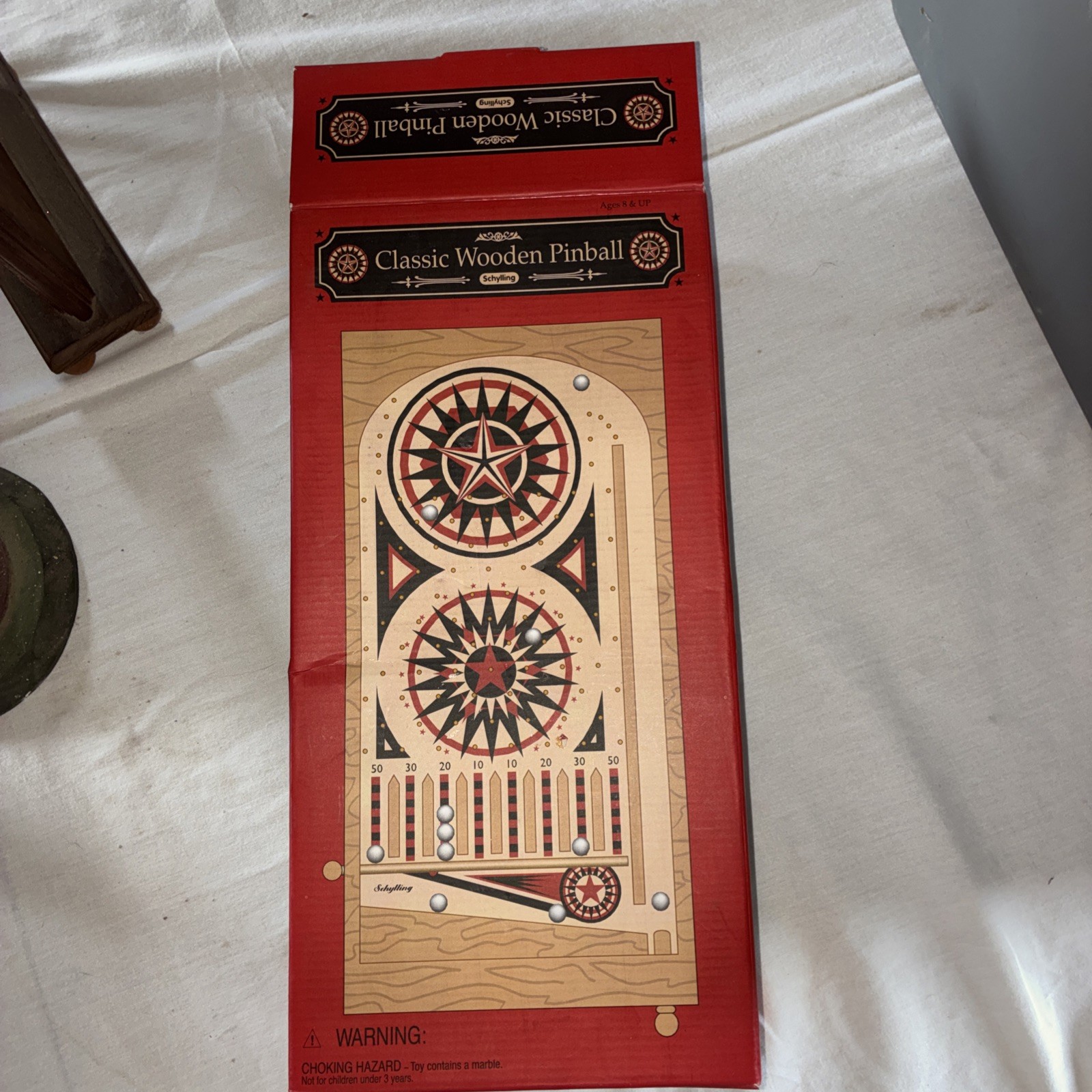 Schilling Classic Wooden Pinball Tabletop In Box