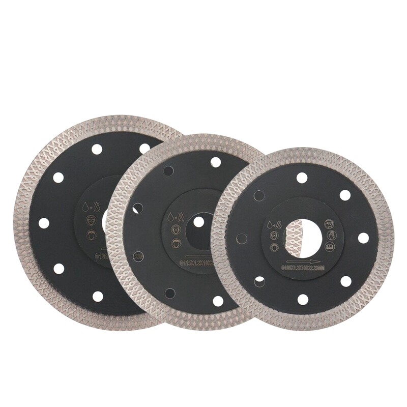 4-5'' Porcelain Tile Turbo Thin Diamond Dry Cutting Disc Grinder Wheel Saw Blade