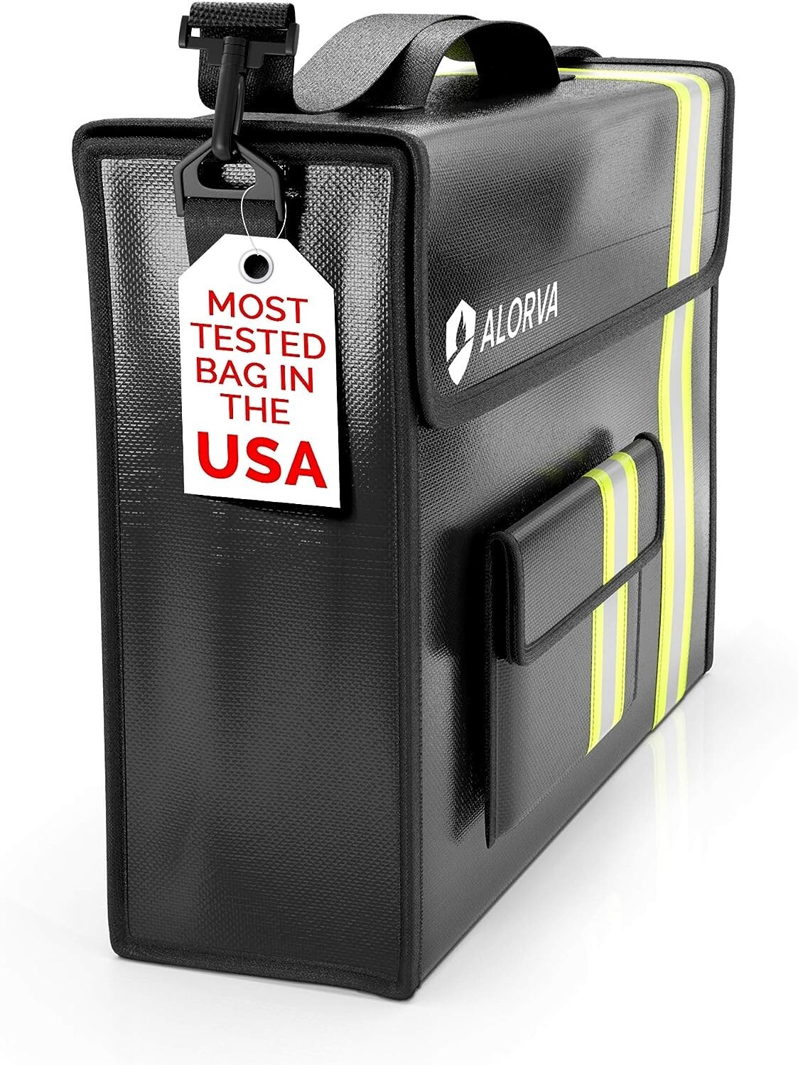 Fireproof and Waterproof Document Bag - 17 x 12 x 5” with Wallet Protector - ...