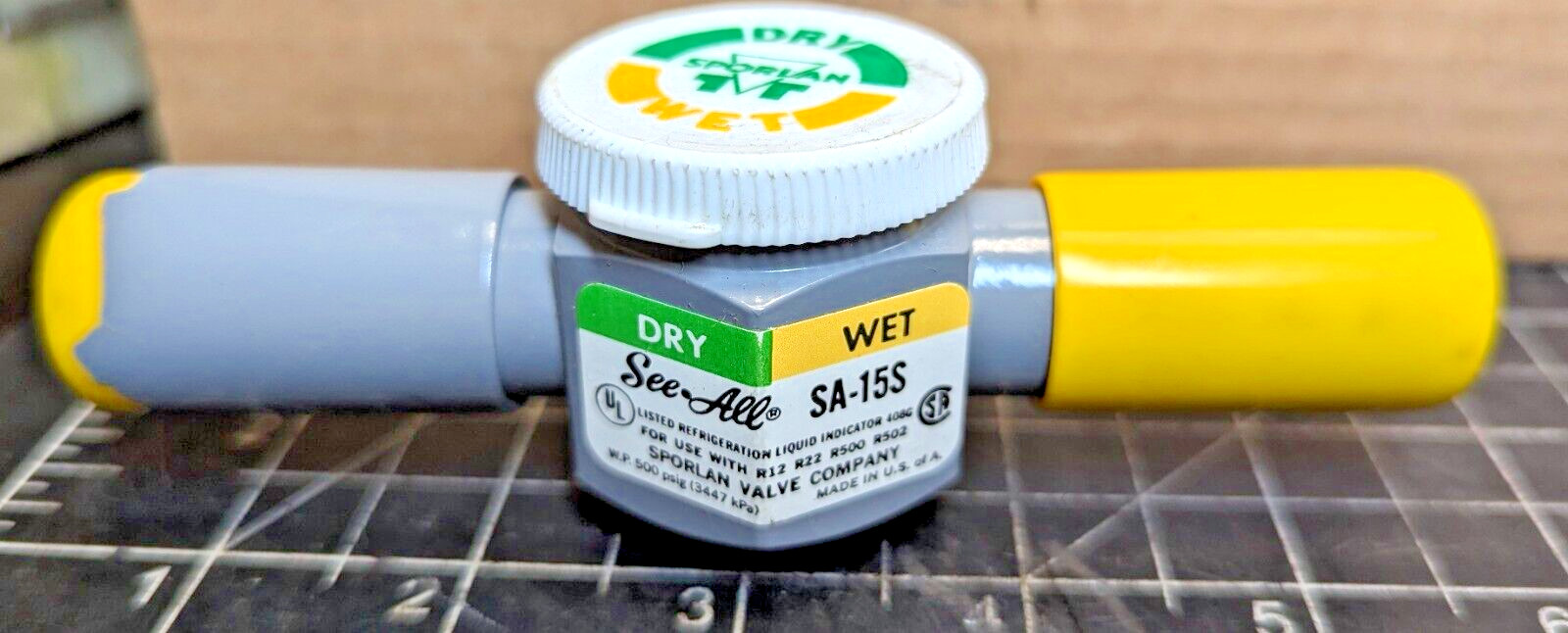 Sporlan See-All SA-15S Moisture & Liquid Indicator Sight Glass 5/8" ODF [A7B1]