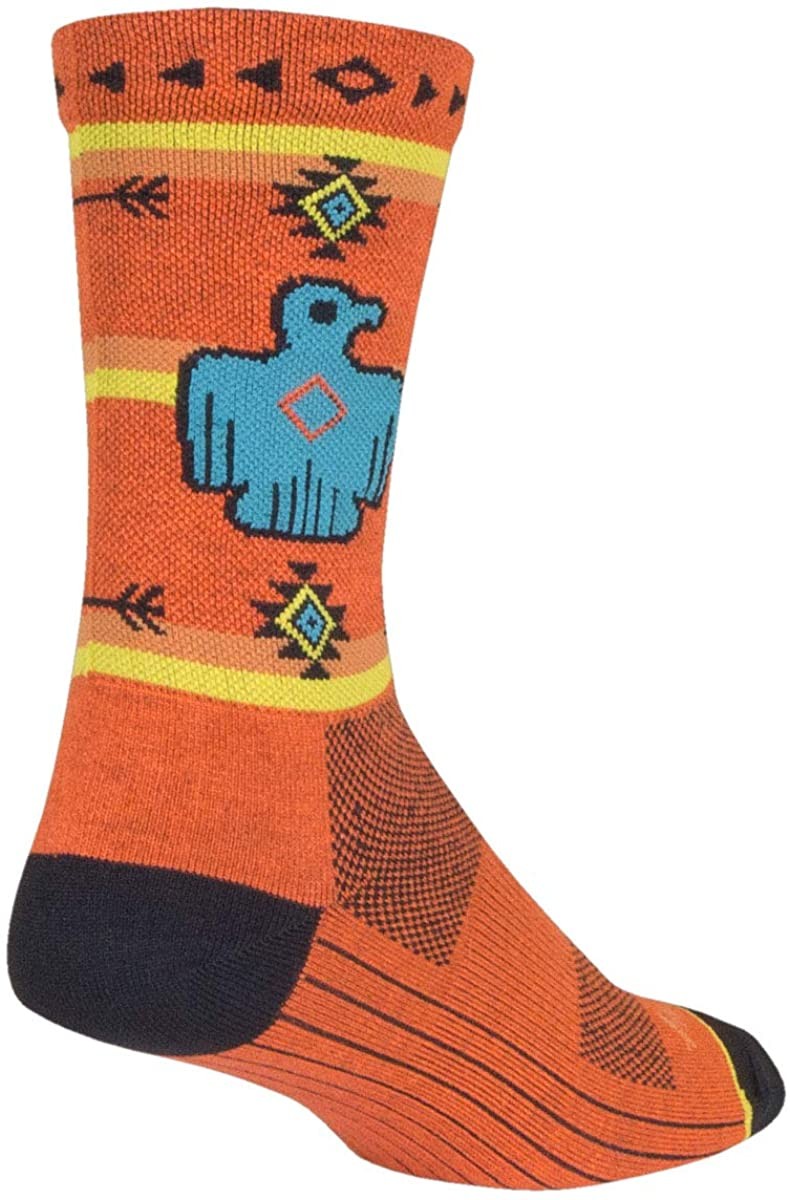 Socks - SockGuy - 6" Crew Thunderbird L/XL Cycling/Running NEW