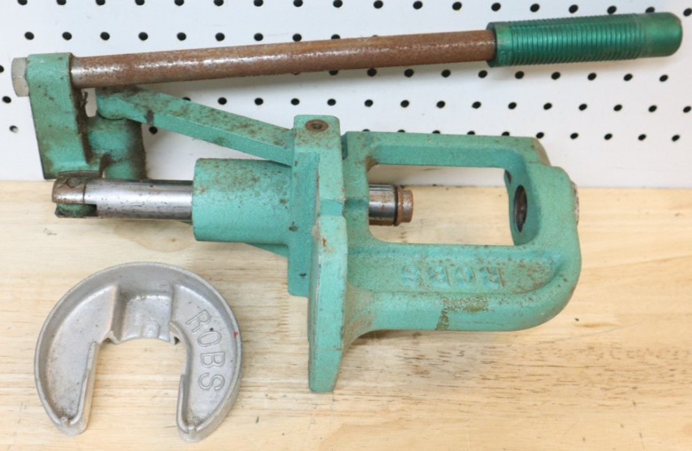 Used Vintage RCBS RC II Single Stage Reloading Press & Aluminum Primer Catcher