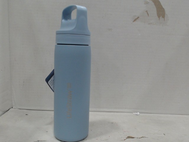 UsedVeryGood - Lifestraw Go Series w/ Filter Bottle, Icelandic Blue, 18 oz