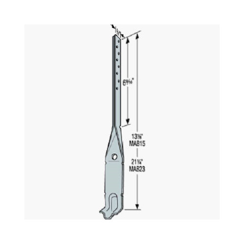 Simpson Strong-Tie MAB15Z Mudsill Anchor, 18 Gauge, ZMAX Coated - Quantity 50