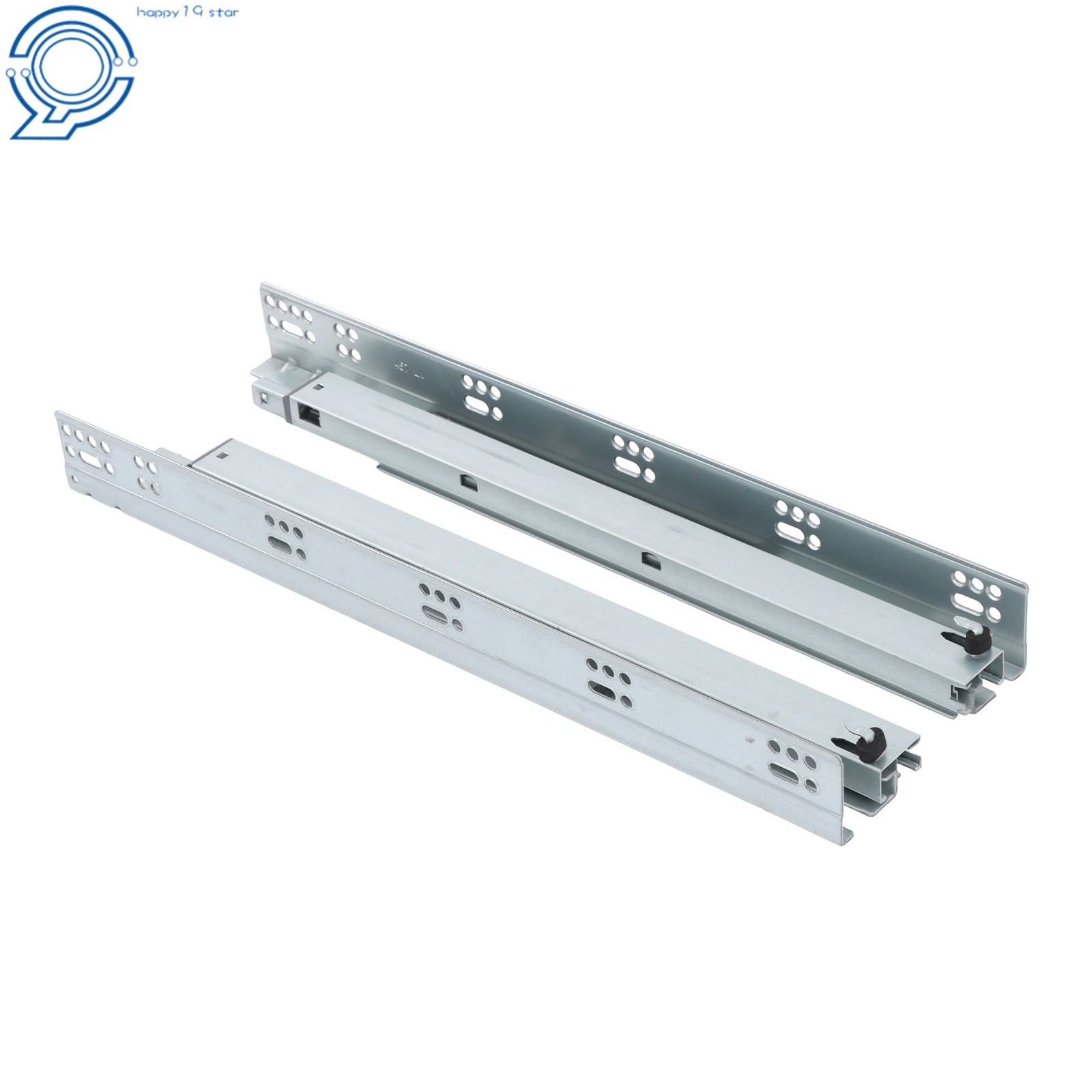 3D Adjustable Locking 18 Inch 100LB Undermount Drawer Slides Soft Close