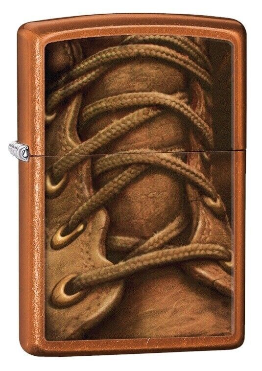 Zippo Brown Boot Laces Toffee 28672