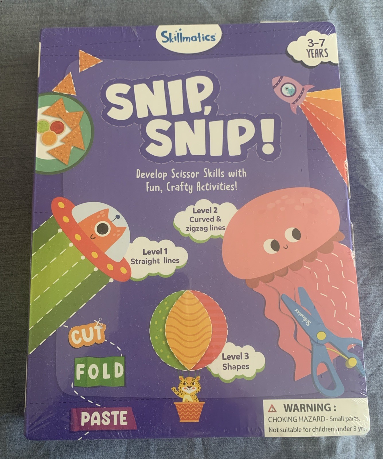 Skillmatics Art & Craft Activity Kit - Snip, Snip, Practice Scissor Skills, C...