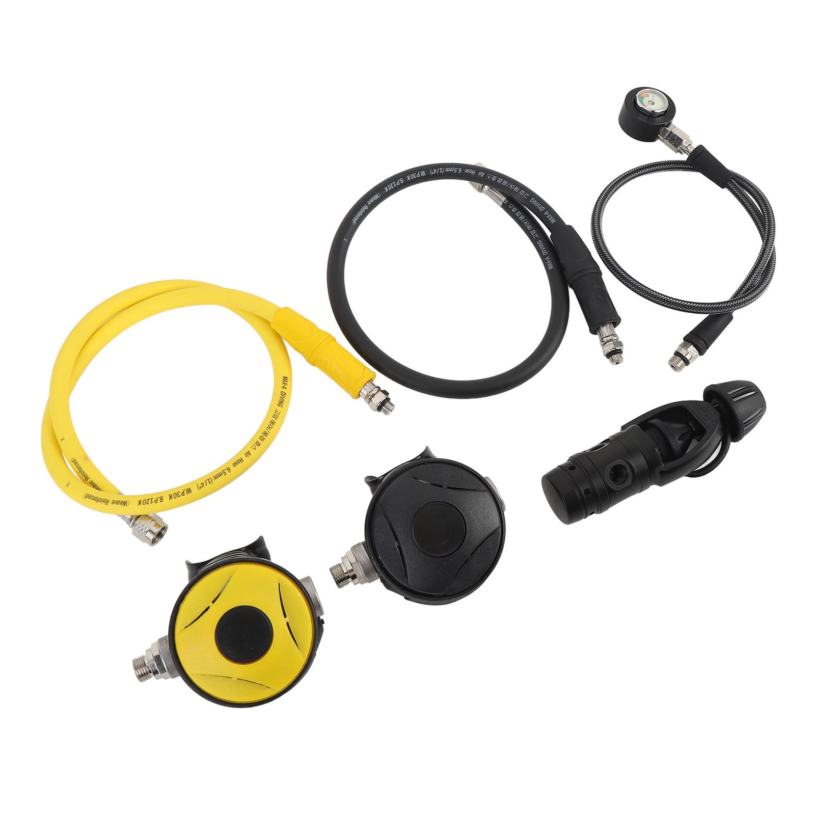 Aluminum Diving Regulator Set With Enhanced Stability For Underwater Breath DPFM