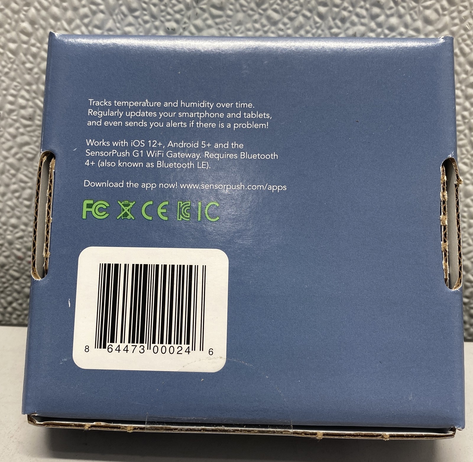 SensorPush HT.w Water-Resistant Temperature / Humidity Smart Sensor