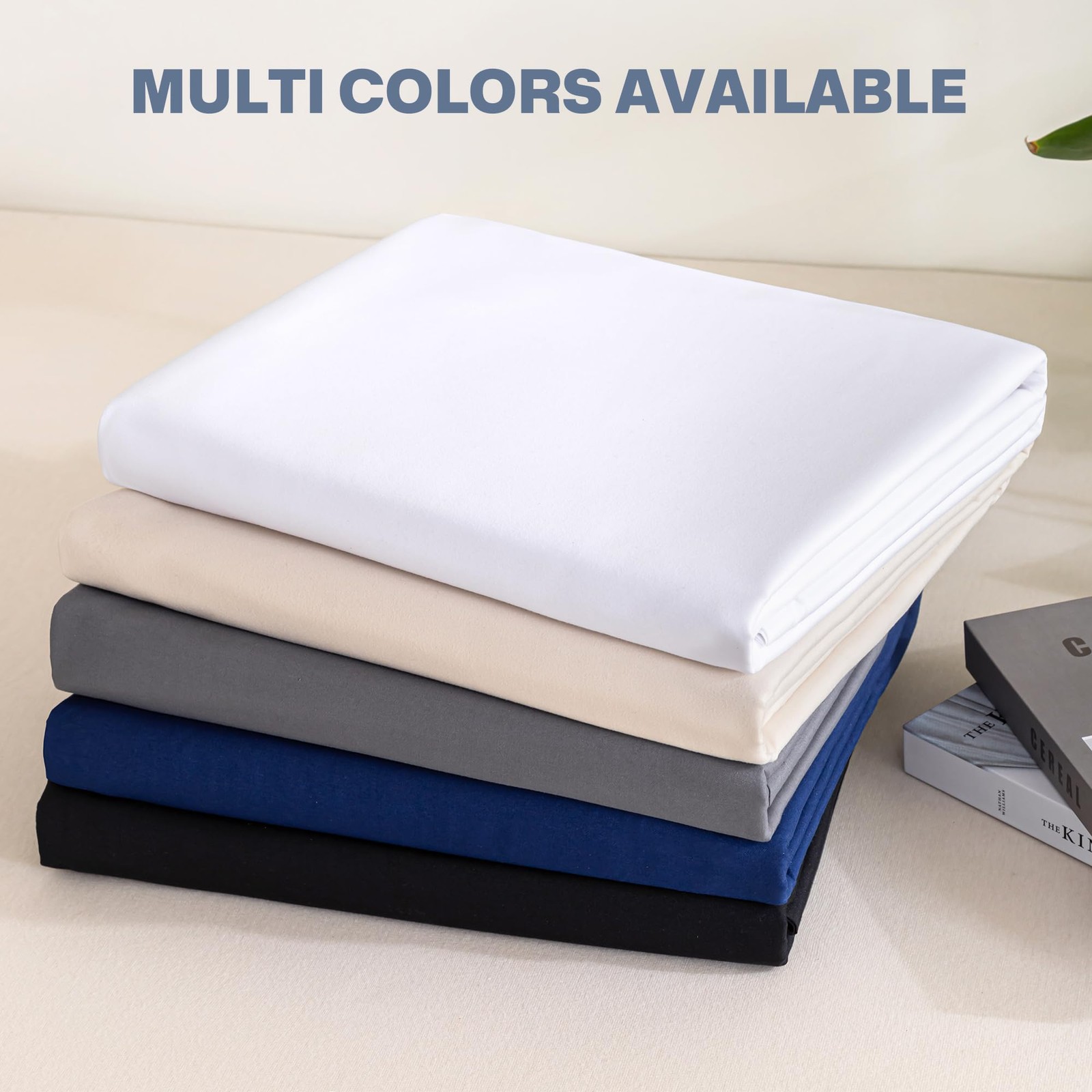 6 PCS Grey Twin Flat Sheets Soft Brushed Microfiber Bedding Hotel Hospital Top