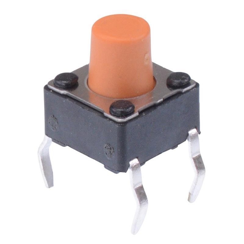 10 x DTS63SV APEM 13mm PCB Tactile Switch 6x6mm SPST