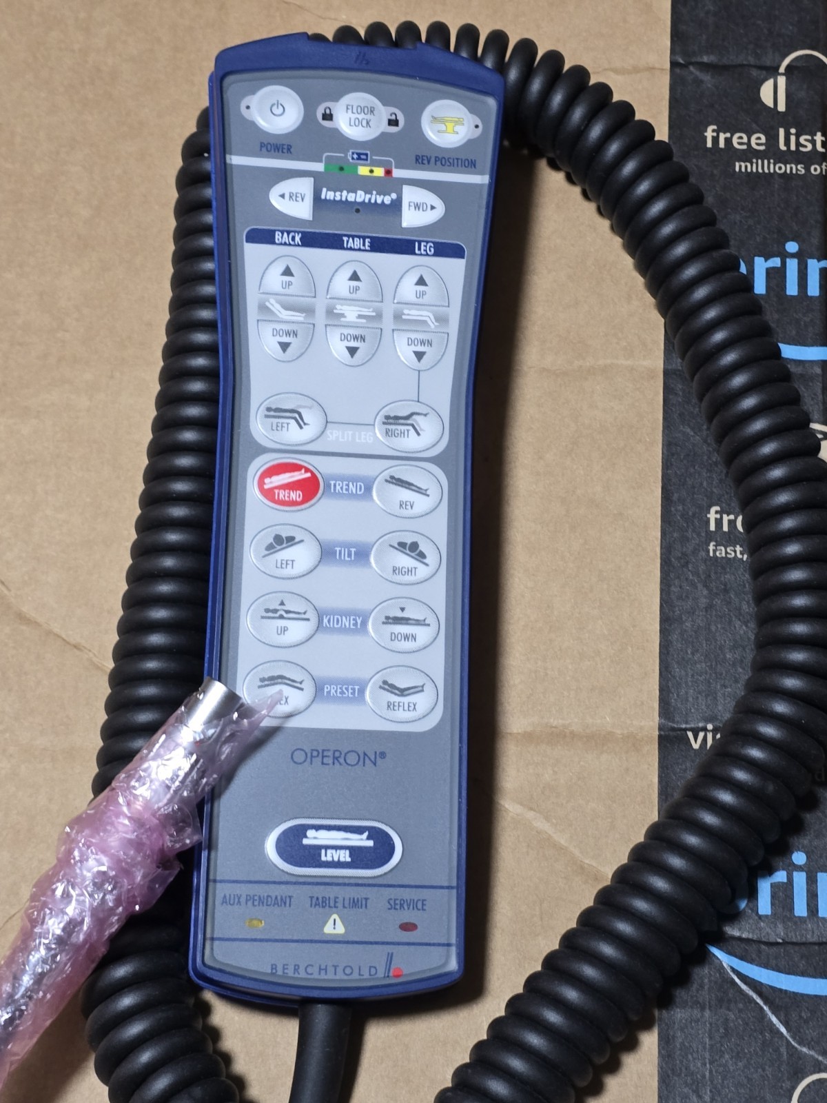 STRYKER / BERCHTOLD OPERON Hand control - PENDANT 088247