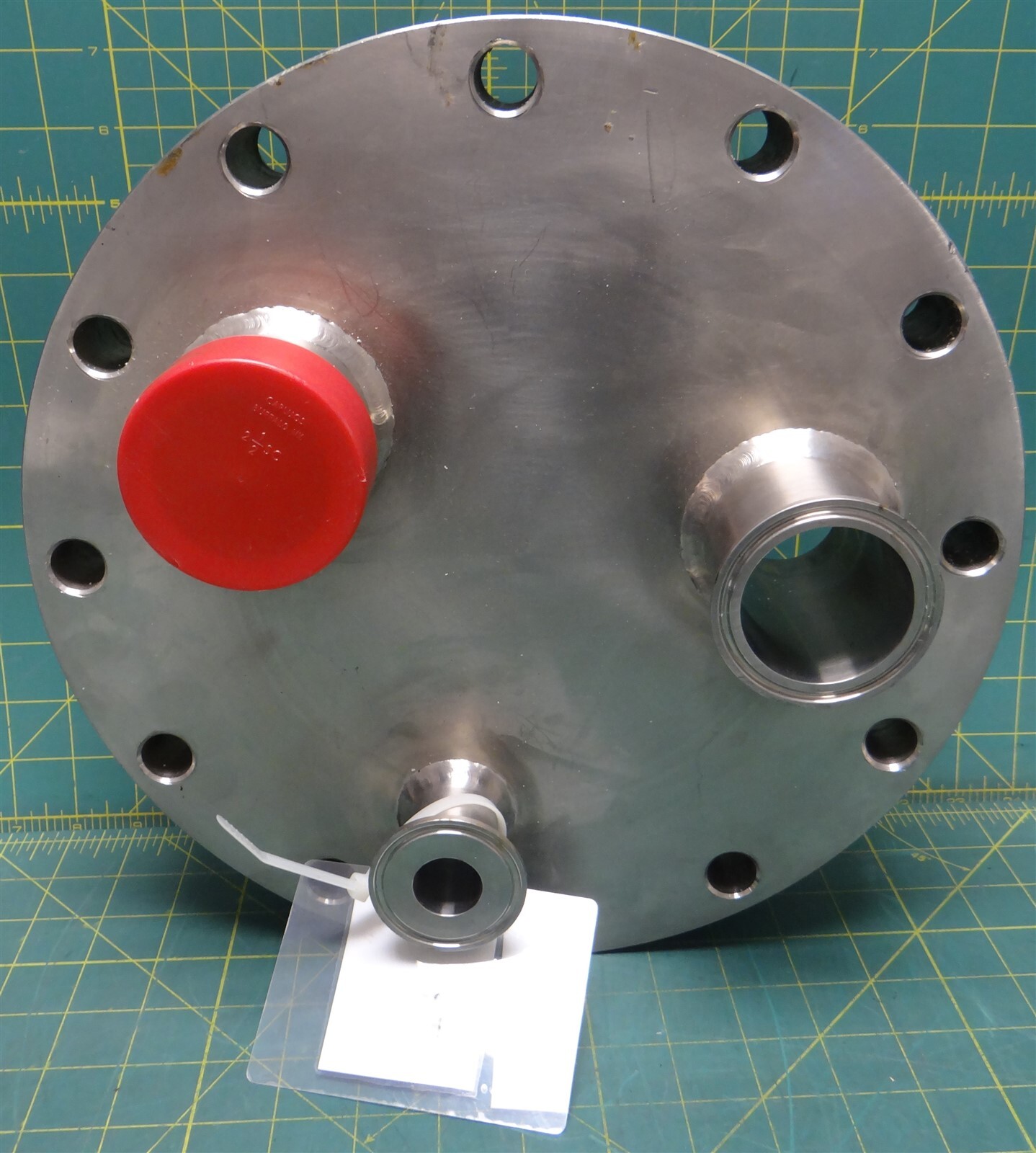 Enerquip Waterbox Flange Bonnet End Cap 10.562in Dia 1.75in Length 12123 14493