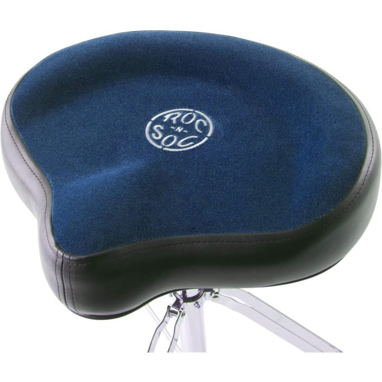 Nitro Gas Drum Throne with Original Saddle, Blue