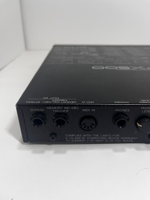 YAMAHA FX500 Simul Effect Processor Japan Effect Rack Unit w/power supply used