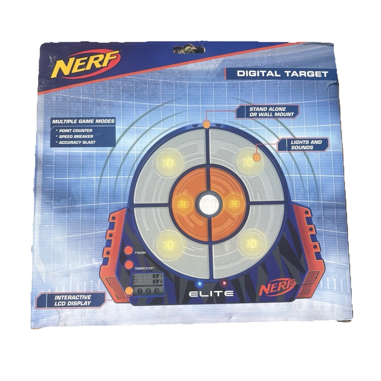 Nerf Digital Target Blue/Orange | Brand New | Open Box