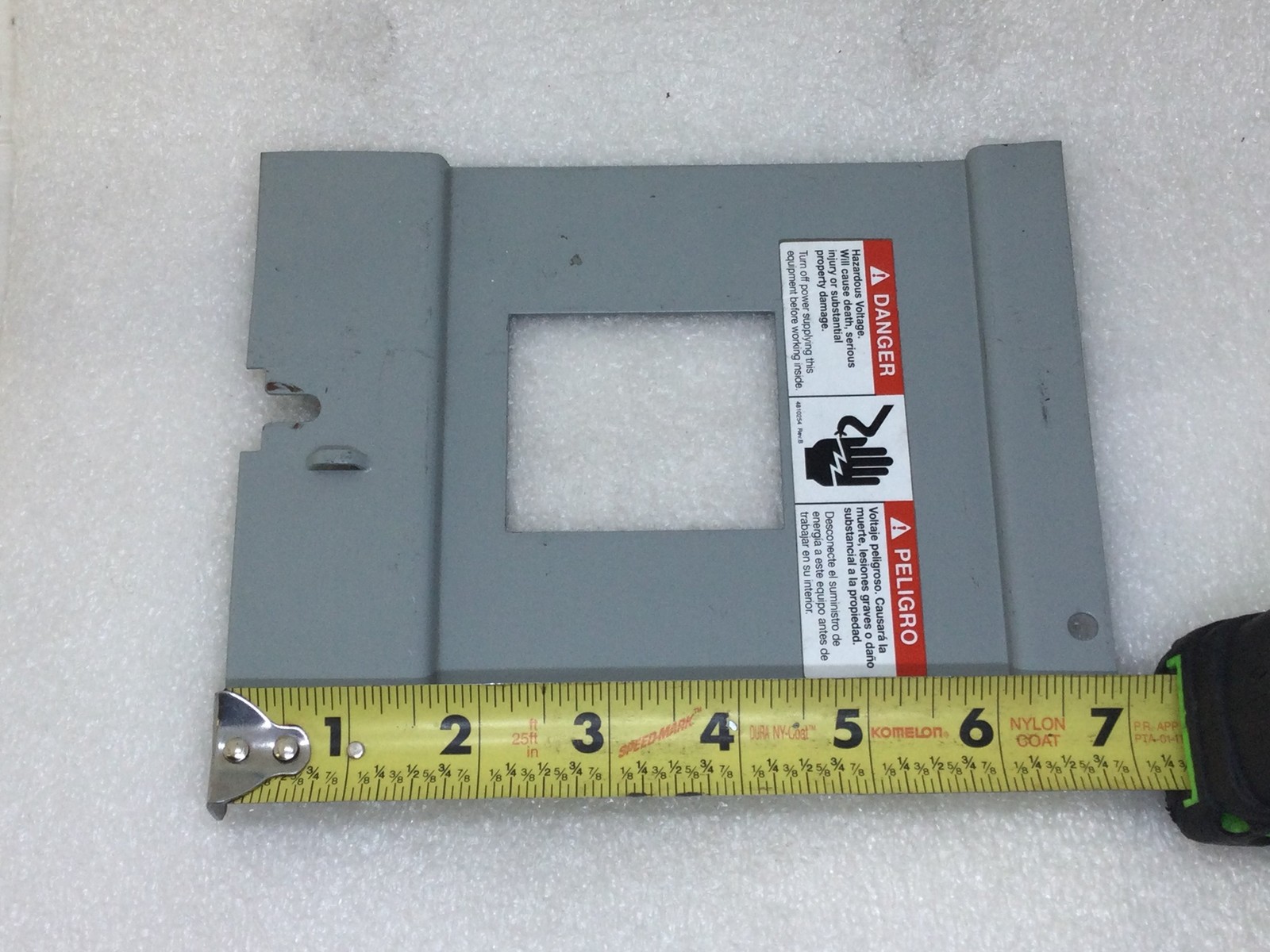 Siemens Load Center Dead Front - 7" x 5"