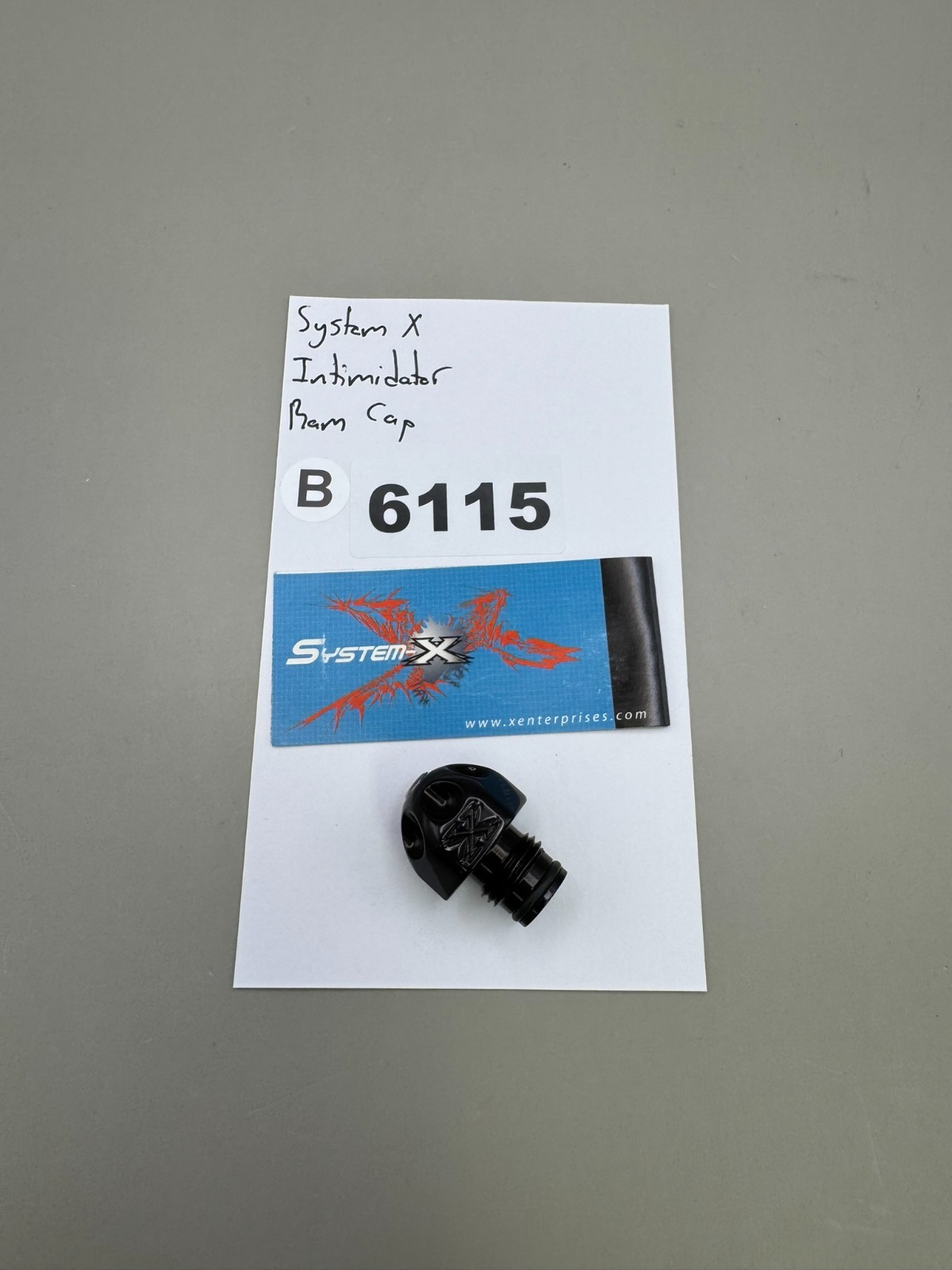 System X Intimidator Ram Cap-Gloss Black