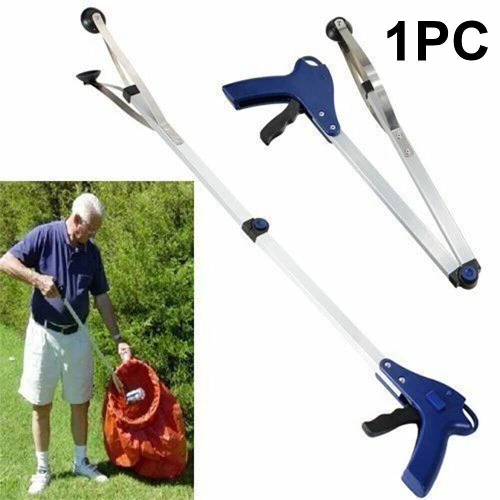 Aluminum Foldable Trash Grabber - Alloy, Outdoor/Yard Waste Pickup