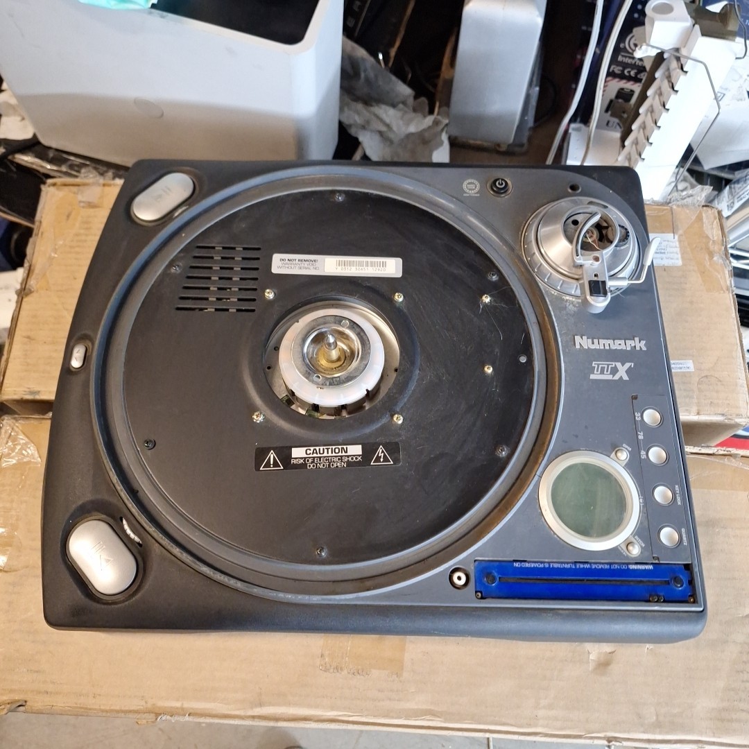 Defective Numark ttx turntable NOT Power TESTED Read Description