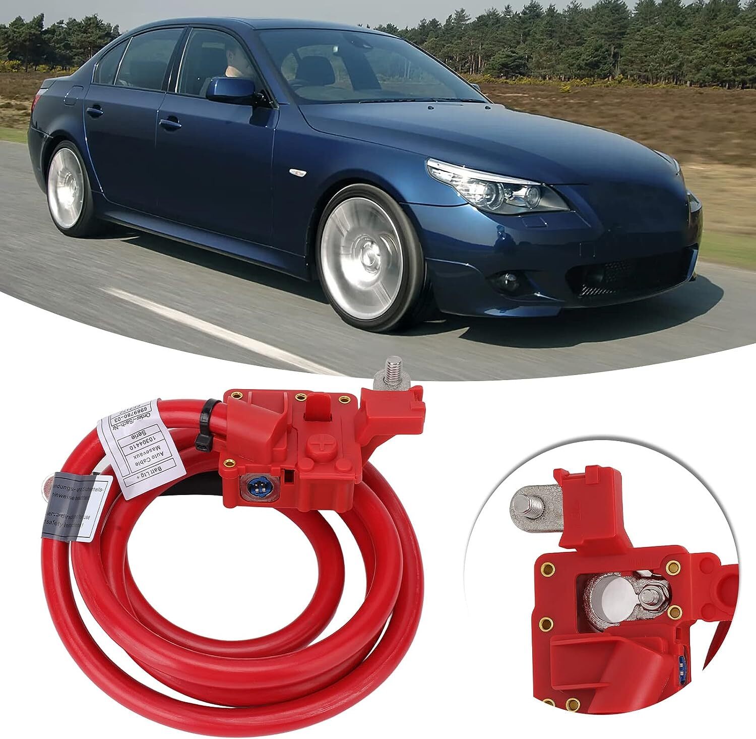 Positive Battery Cable for BMW E60 5 Series 525i 528i 530i 535i 550i 61126989780