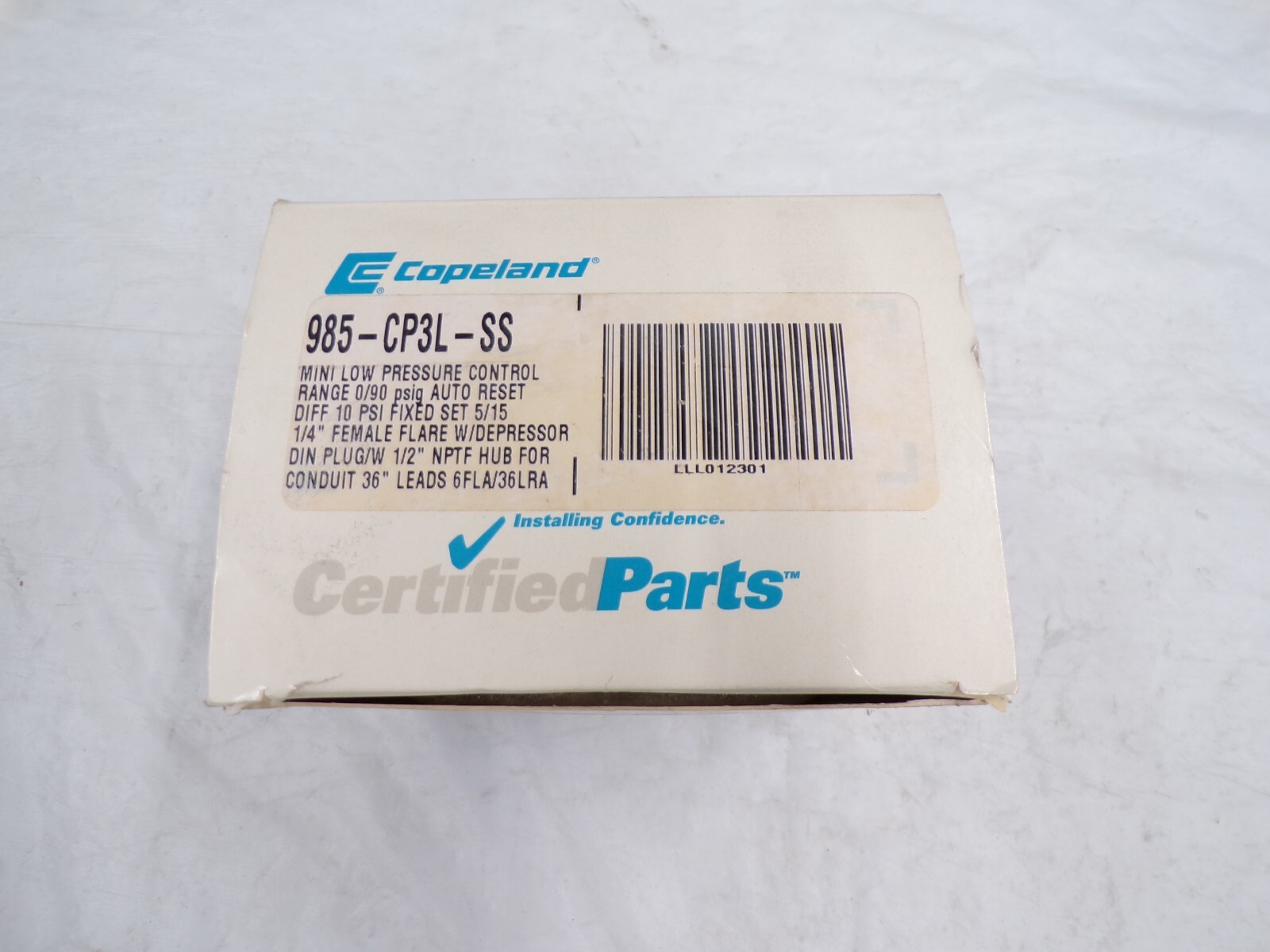 985-CP3L-SS-COPE COPELAND CNTRL PRESS MINI LOW