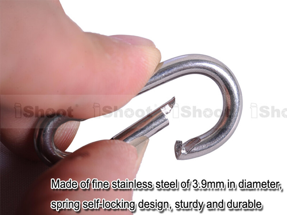 Spring Self-locking Stainless-steel Latch/Hook/Hitch/Shackle for Hanging Camera