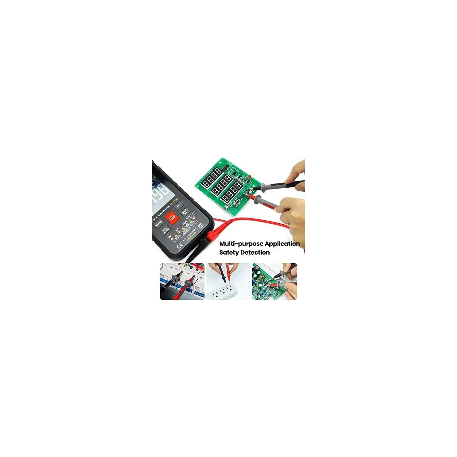 Professional Multimeter Test Leads Kit 23PCS for Digital Electrical Testing