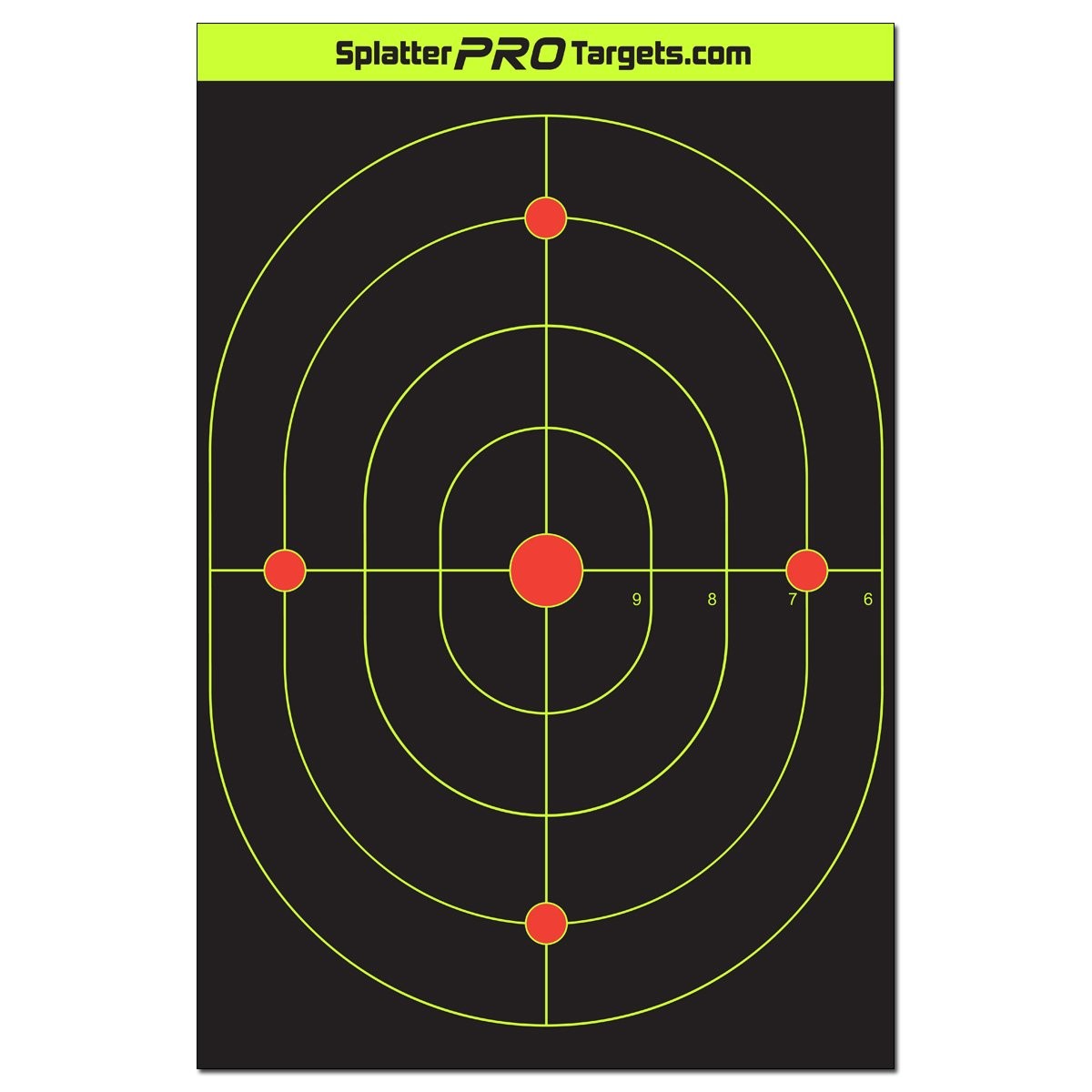 Splatterprotargets 12X18 Splatter Targets. Shots Burst A Bright Splatter Upon