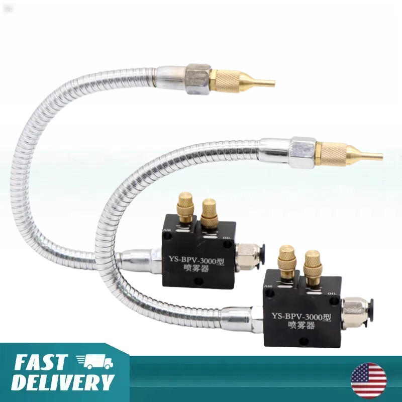 2 PCS CNC Mist Spray System Metal Tool Coolant for Metal Milling Machine