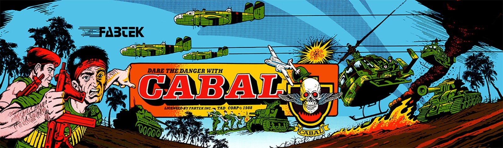 Cabal Arcade Marquee For Header/Backlit Sign